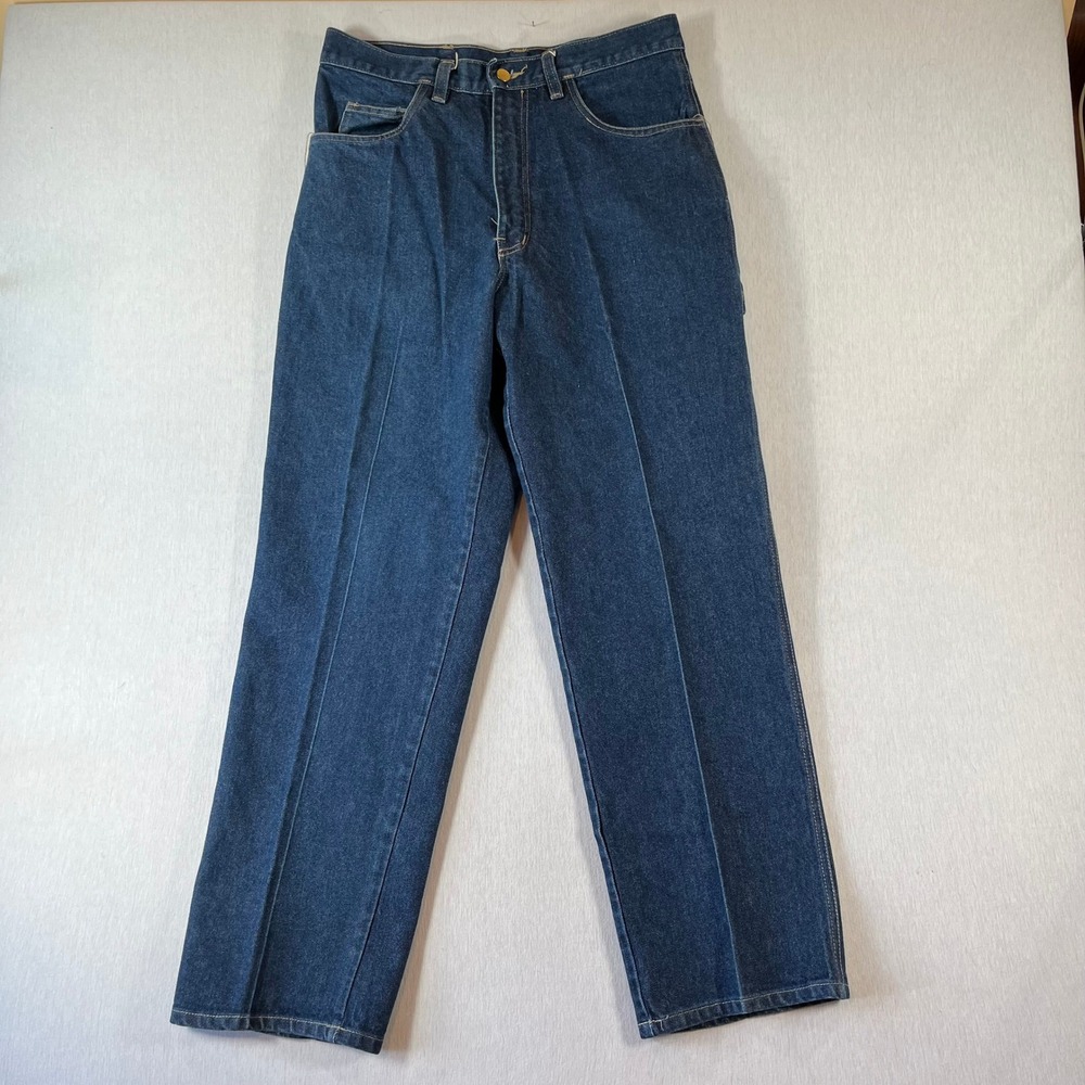 Spedmill Inc Flame Resistant FR Jeans Men Fit 32x30 Work Dark Wash Carpenter